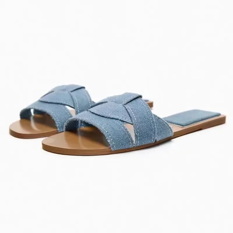 Ulrich | Chique Geflochtene Slip-On Sandalen