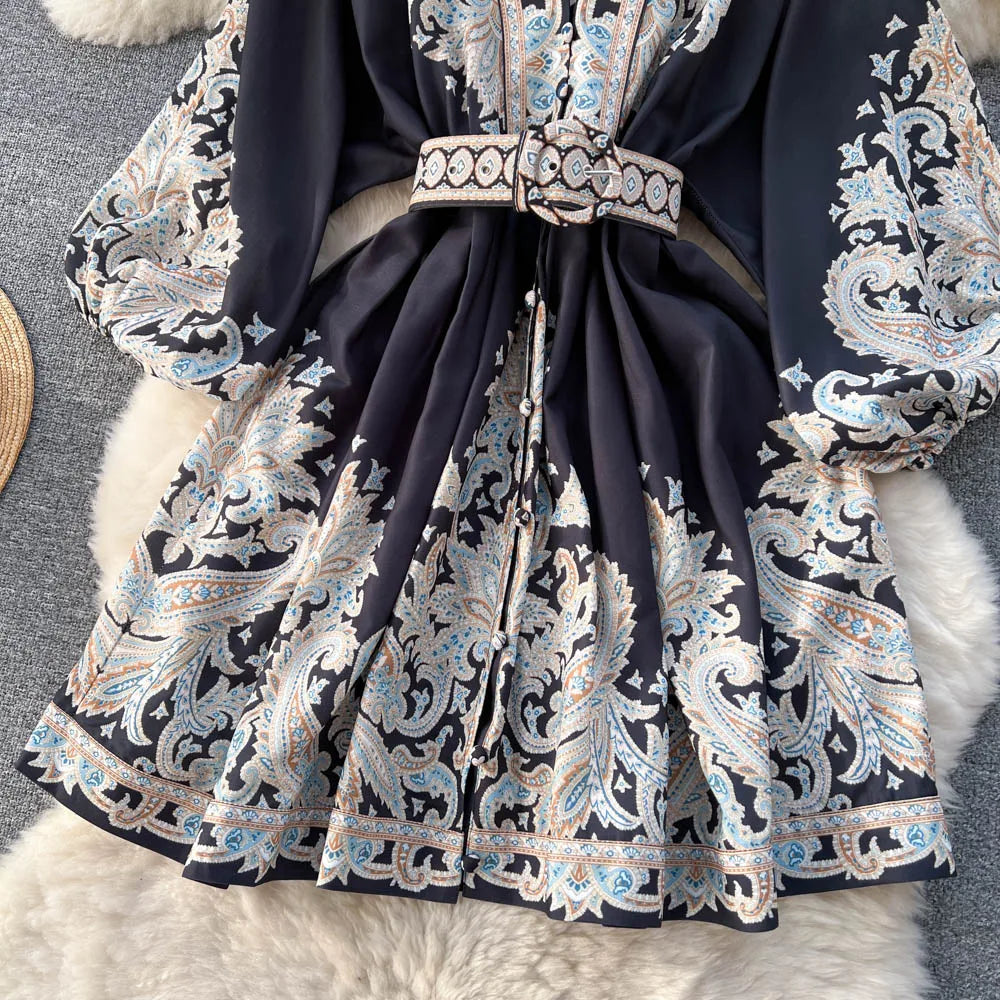 Larkin | Retro-Kleid mit einfacher Knopfleiste