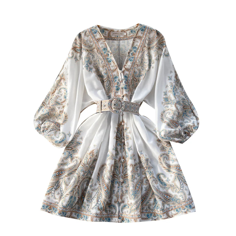 Larkin | Retro-Kleid mit einfacher Knopfleiste