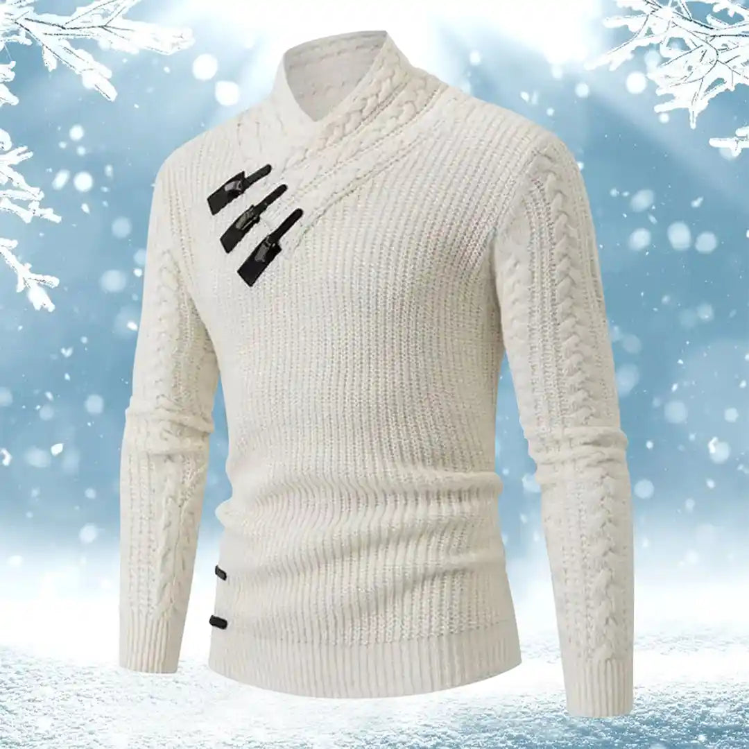 Ylira | Warmer halber Rollkragenpullover im Vintage-Stil