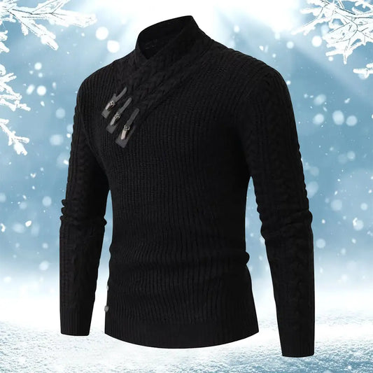 Ylira | Warmer halber Rollkragenpullover im Vintage-Stil