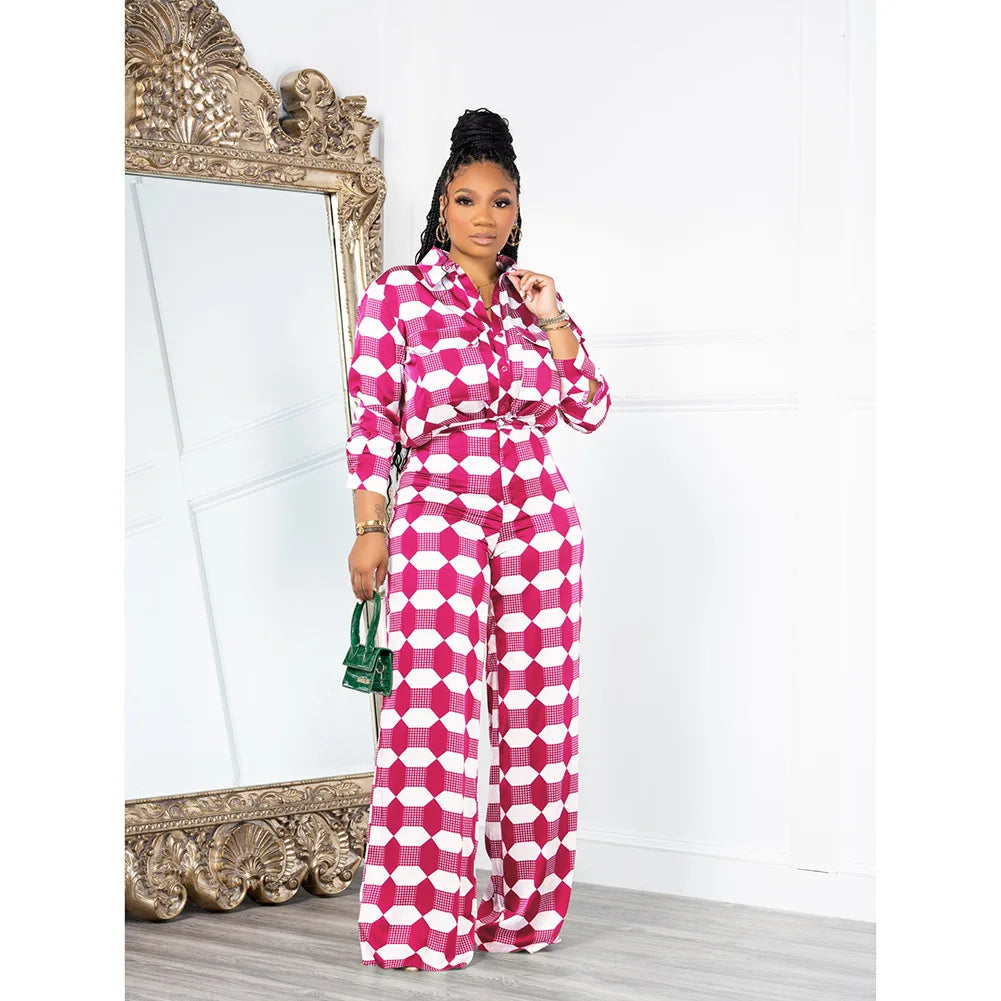 Hollis | Kariertes Hemd mit weiter Hose