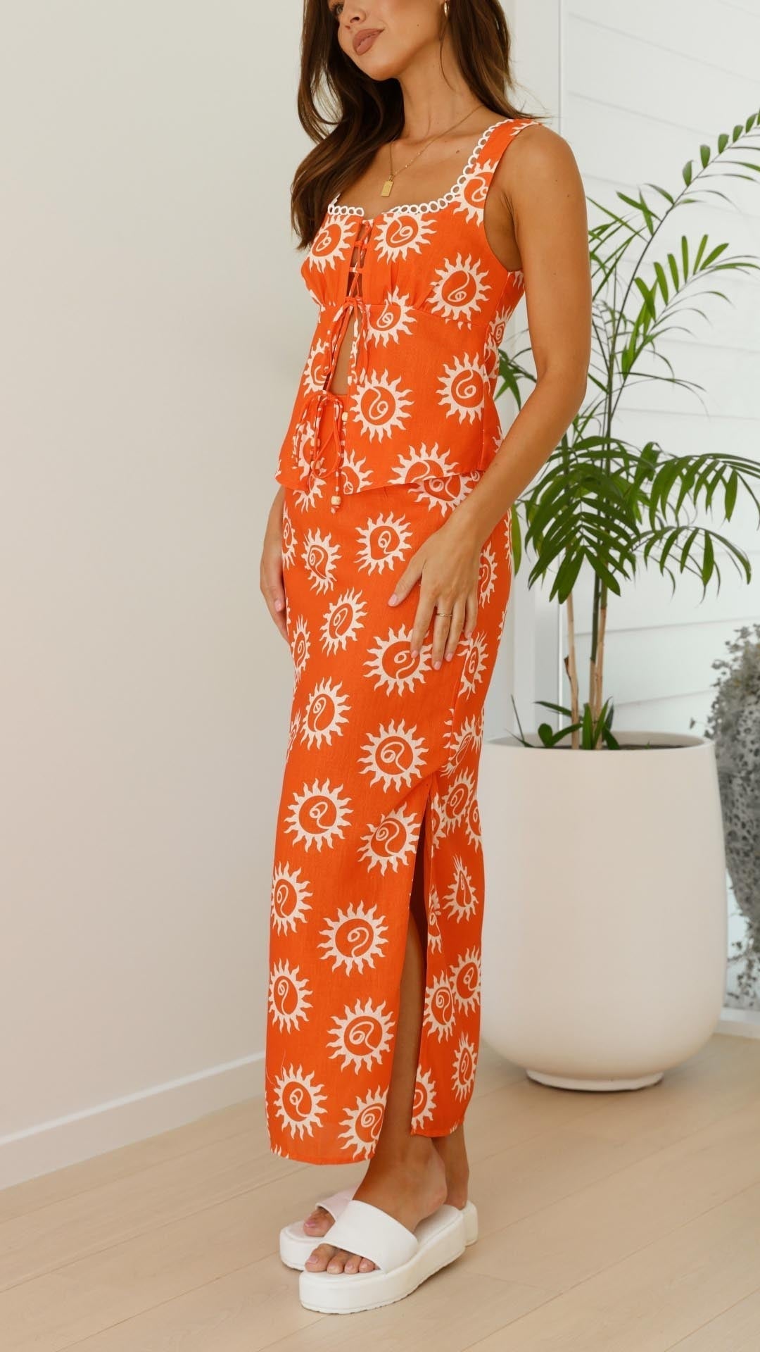 Camilla | Set aus Top und langem Rock