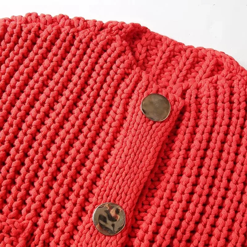 Loreile | Gebreid Mouwloses Vest mit O-Hals