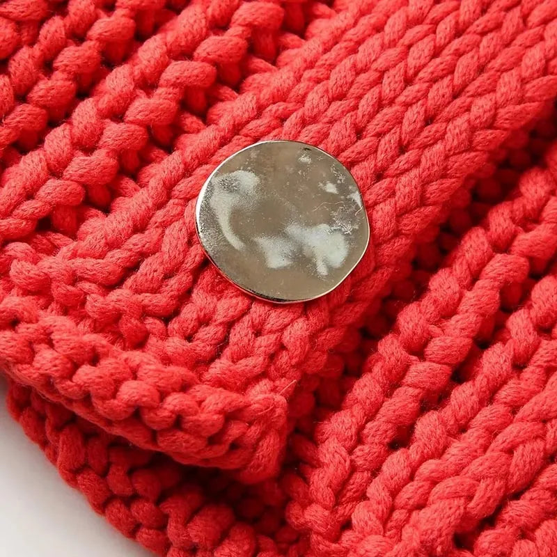 Loreile | Gebreid Mouwloses Vest mit O-Hals