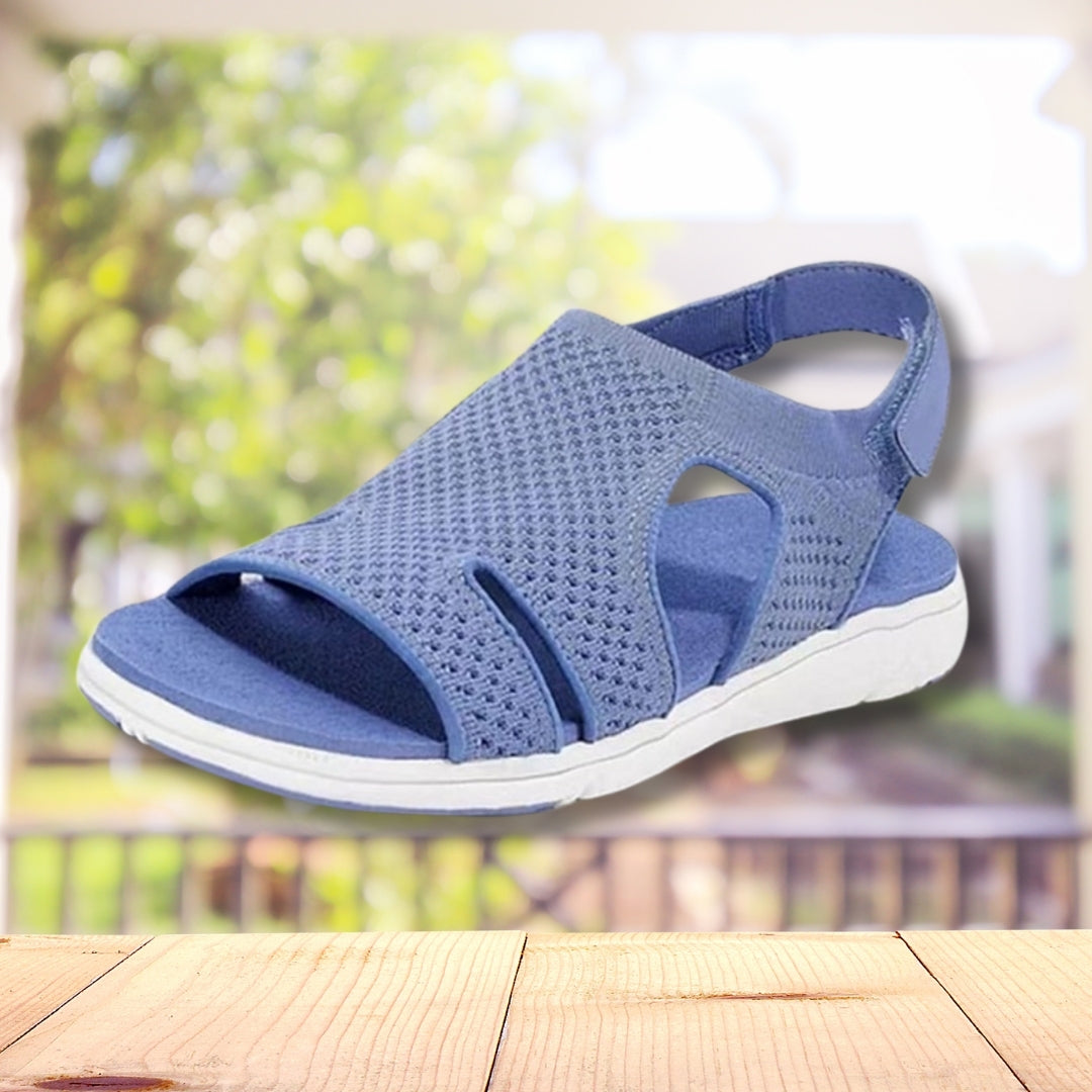 Seraphim | Damen Mesh Sandalen mit Offener Spitze