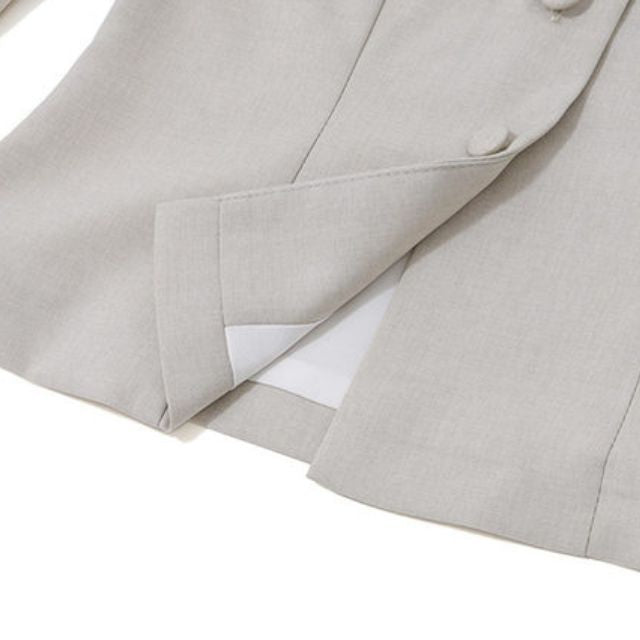 Raleigh | Blazer- und Rock-Set mit Vierkant-Ausschnitt