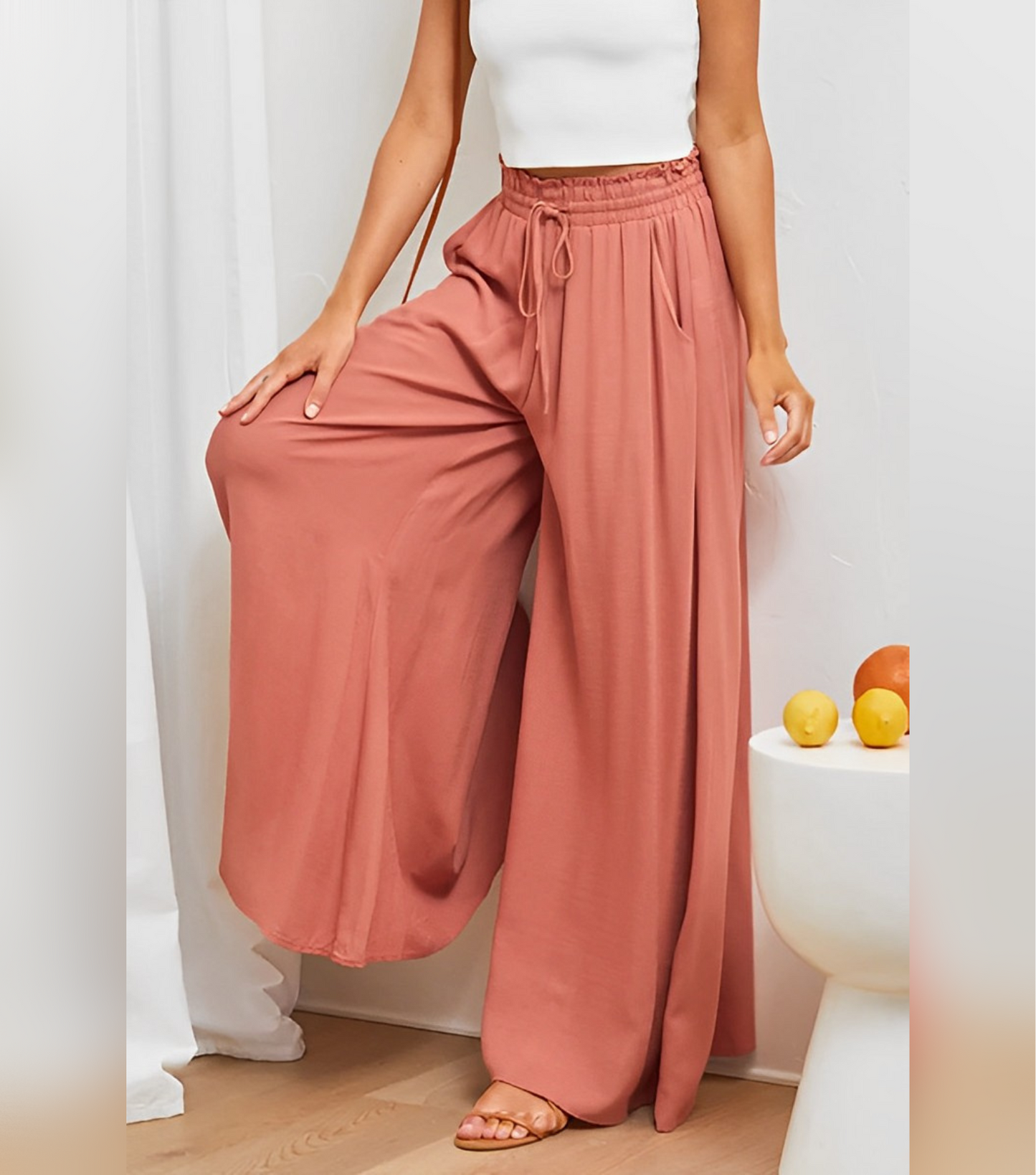 Lilia | Weite Beinhosen mit Hoher Taille