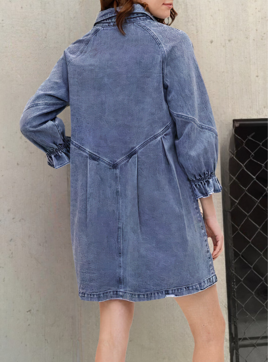 Radia  |  Frauen Denim Kleid