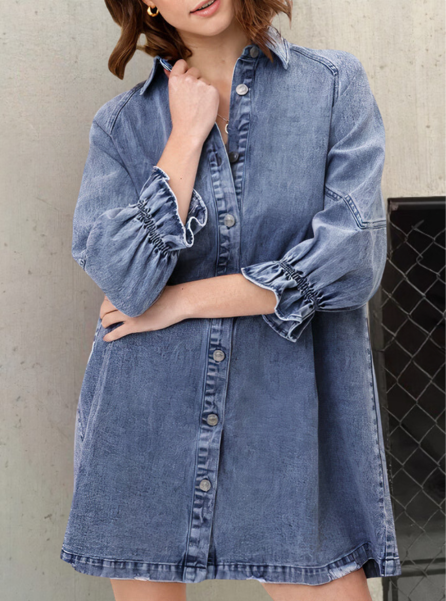 Radia  |  Frauen Denim Kleid