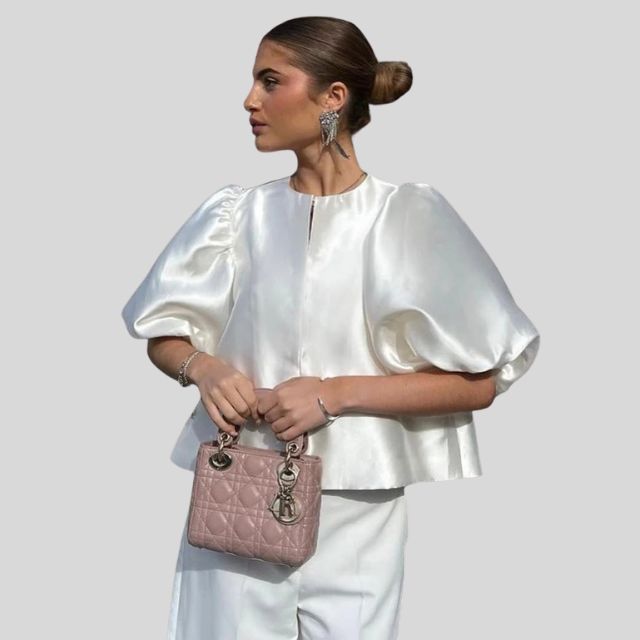 Ezza | Schicke und luxuriöse satinbluse