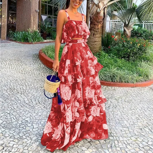 Annabelle | Top zonder rug en lange rok