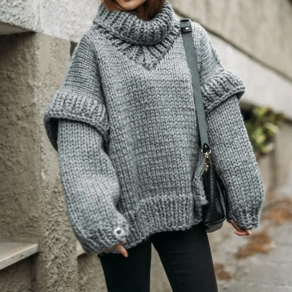 Grae | Sweater Oversized Rollkragenpullover