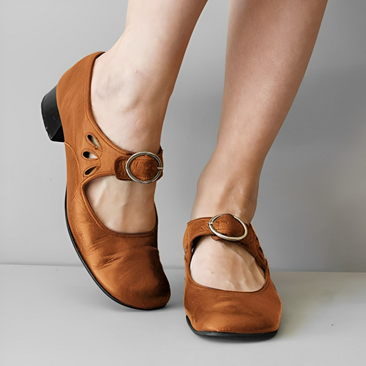 Jemenia | Schnalle Shallow Einzelne Schuhe
