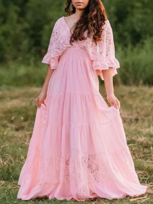 Keshee | Niedliches pinkfarbenes Kleid