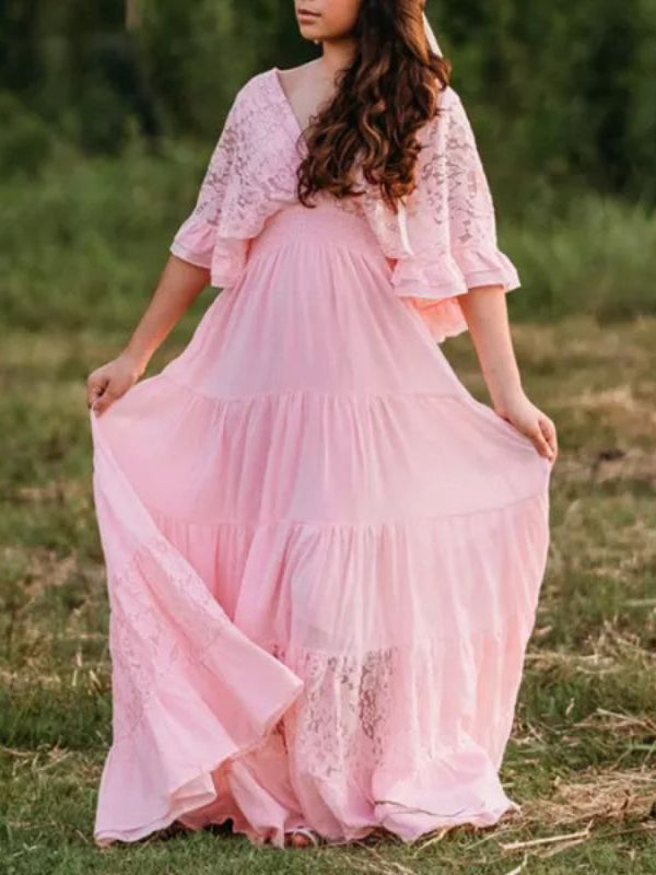 Keshee | Niedliches pinkfarbenes Kleid