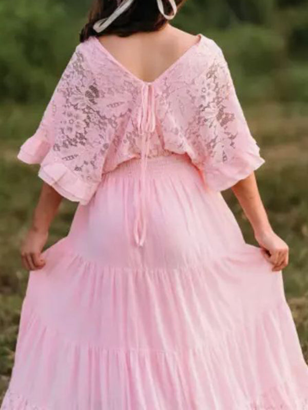 Keshee | Niedliches pinkfarbenes Kleid