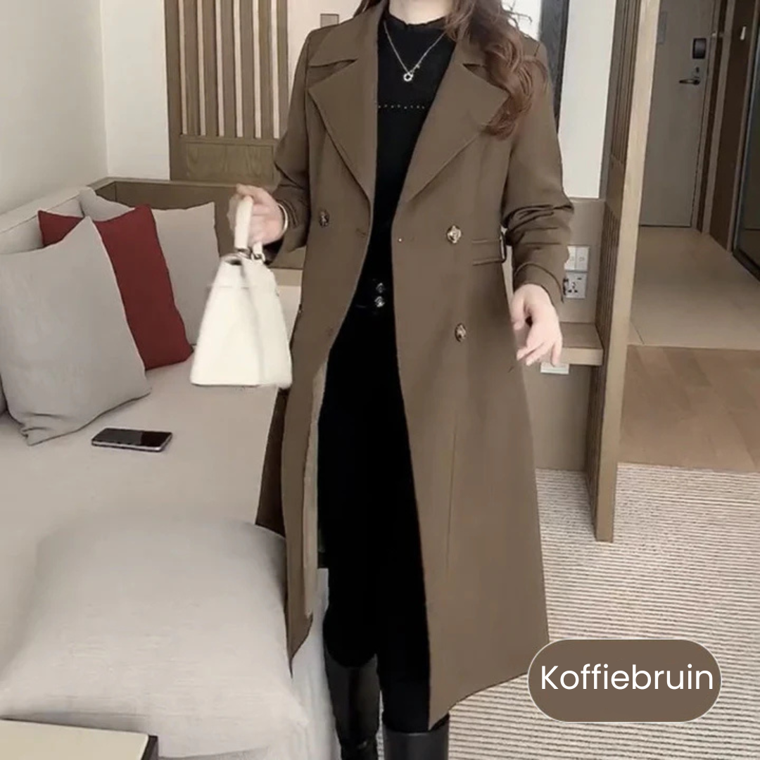 Rosebelt┃Eleganter gefütterter Trenchcoat