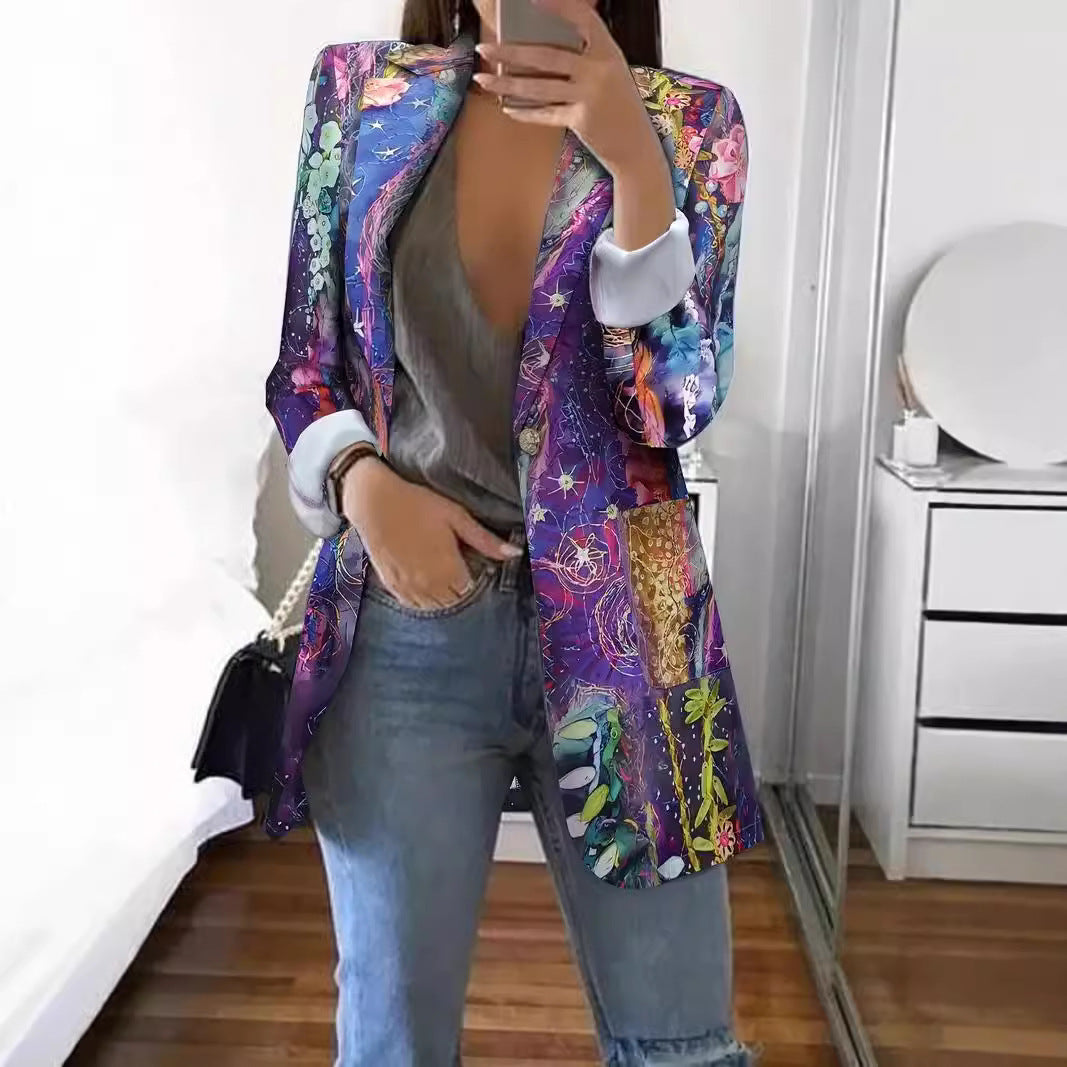 Carlie | Bunter Freizeitanzug im amerikanischen Stil