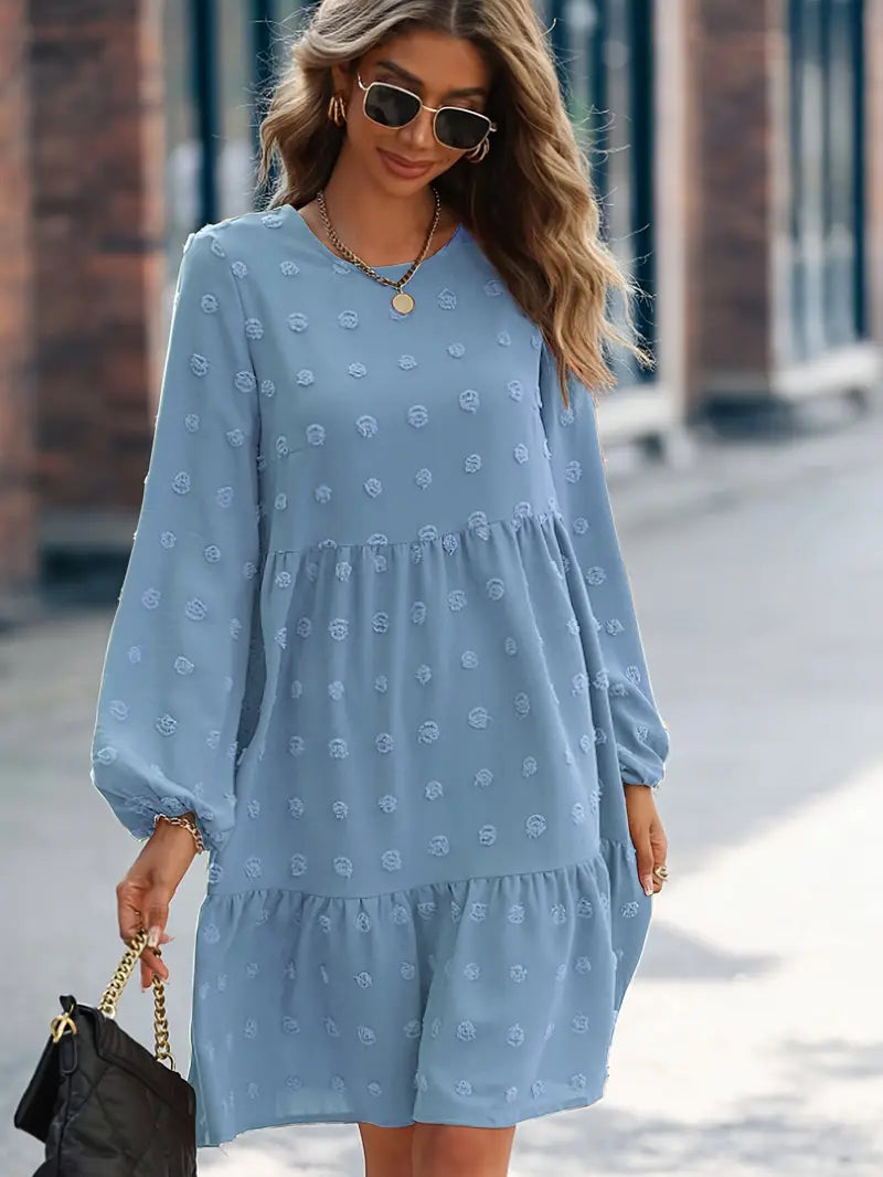 Schina  |  Kleid mit Laternenärmeln