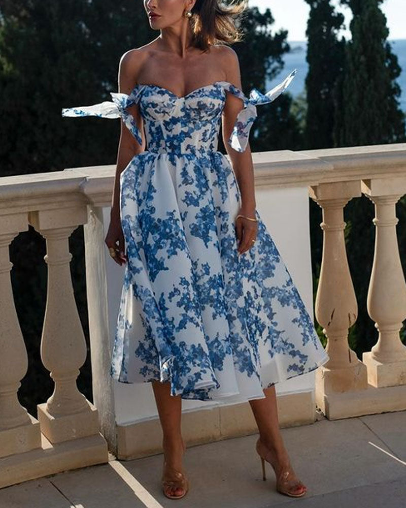 Aeslin | Elegantes Kleid mit Spitzenmuster