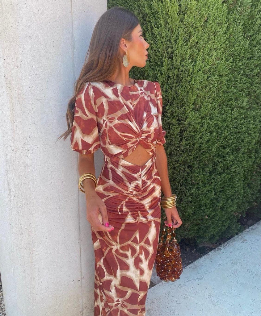 Micole | Bequemes Modisches Kleid mit Print