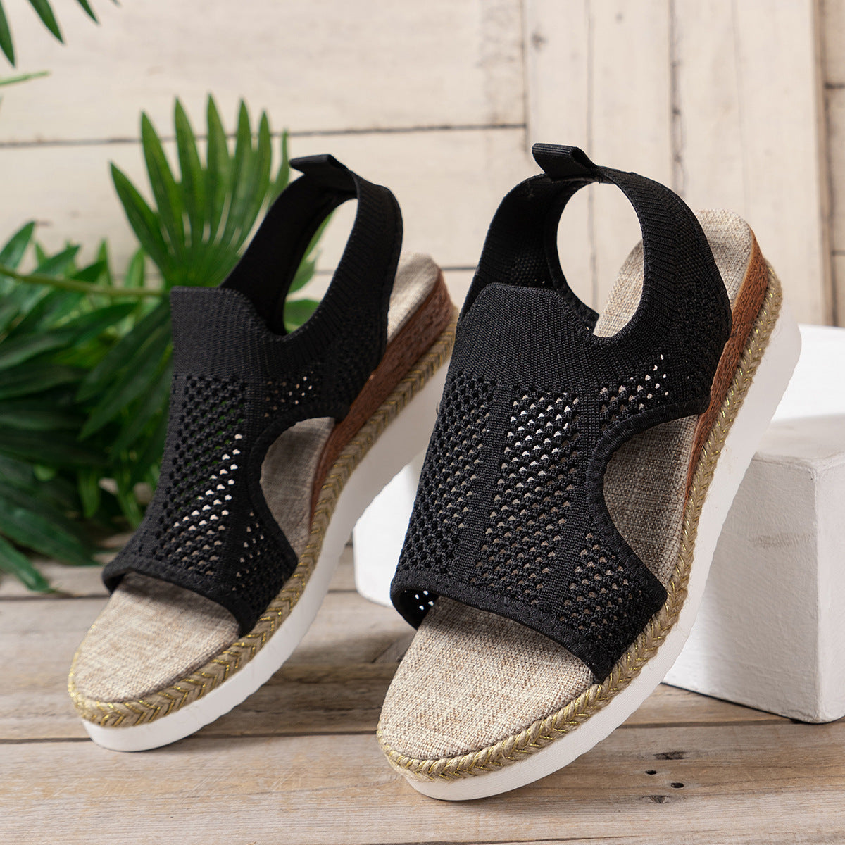 Hellie | Bequeme Sommer Keilsandalen für Damen