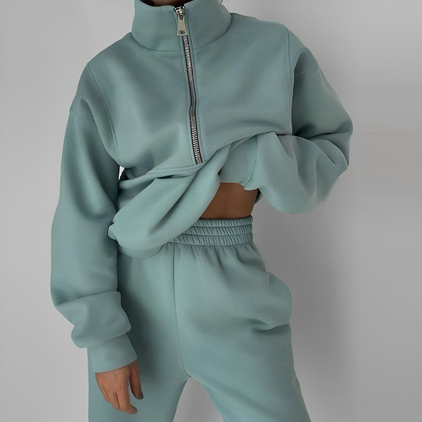 Ysolaine | 2-teiliges Set aus Fleece-Pullover und Hose
