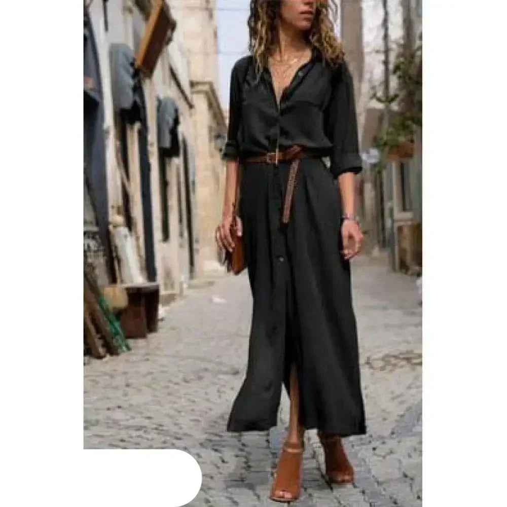 Stephanie - Hemdblusenkleid mit Gürtel