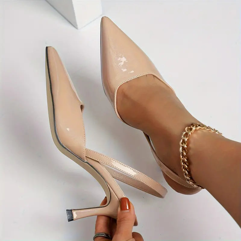 Lany | Stilettos mit raffinierten Kanten und einfarbiger Sohle