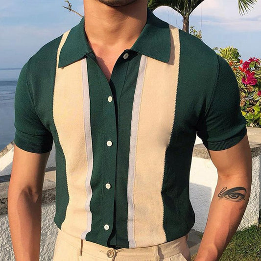 Gaspar | Gentleman’s Revers Strickhemd