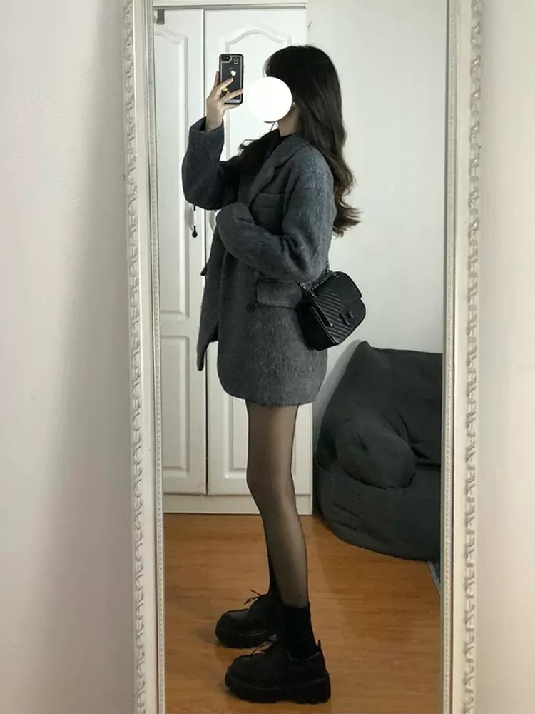 Izavela | Modische lockere Kaschmir-Sakko für Frauen