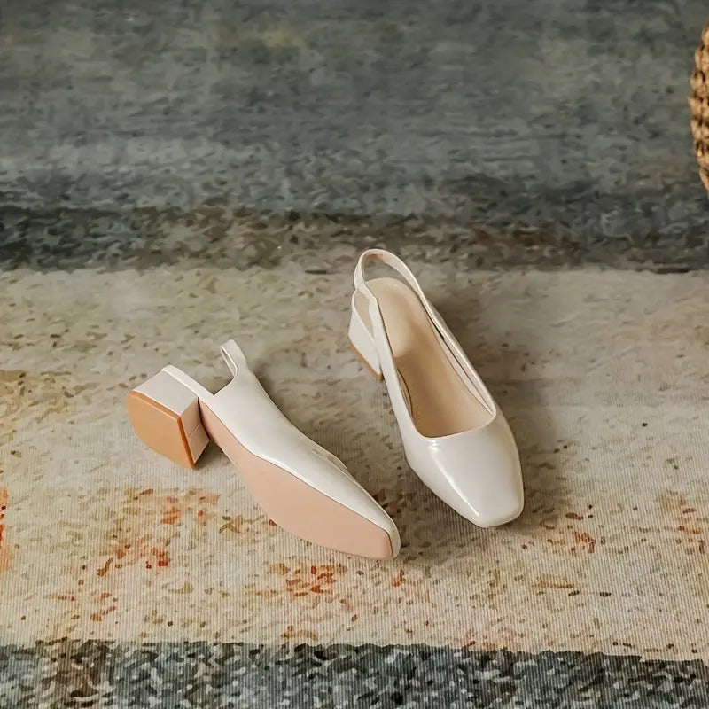 Nadine  | Absätzen Elegante Quadratische Zehe