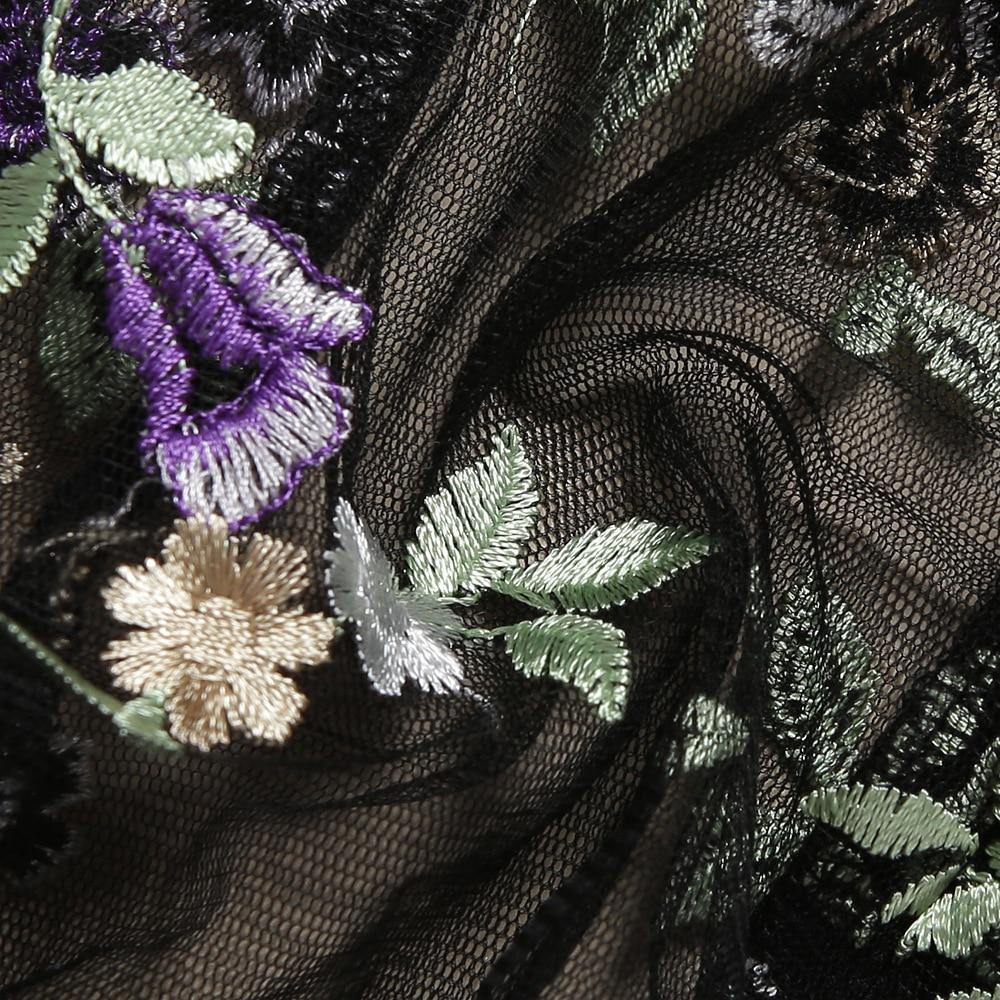 Zella | Luxuriöse Dessous in floralem Transparent