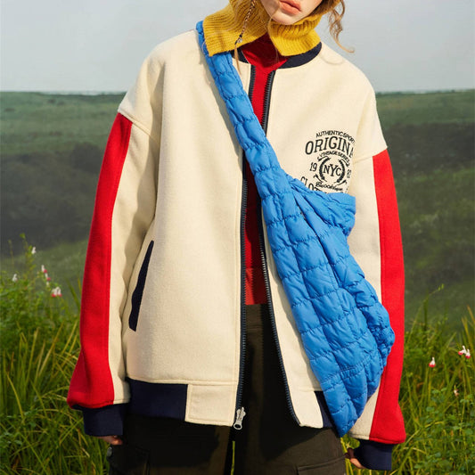 Sunia | Locker bestickte, wendbare Bomberjacke für Damen