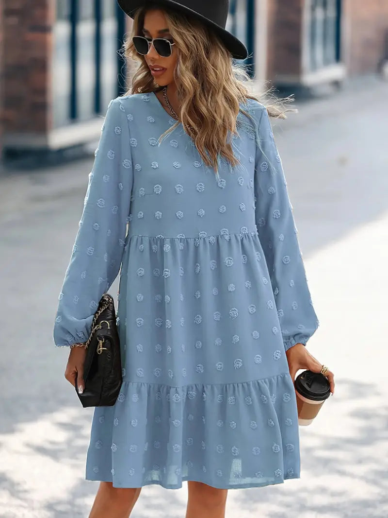 Schina  |  Kleid mit Laternenärmeln