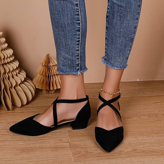 Leotine - Modische Flache Schuhe in einer einfarbigen Ausführung für Frauen
