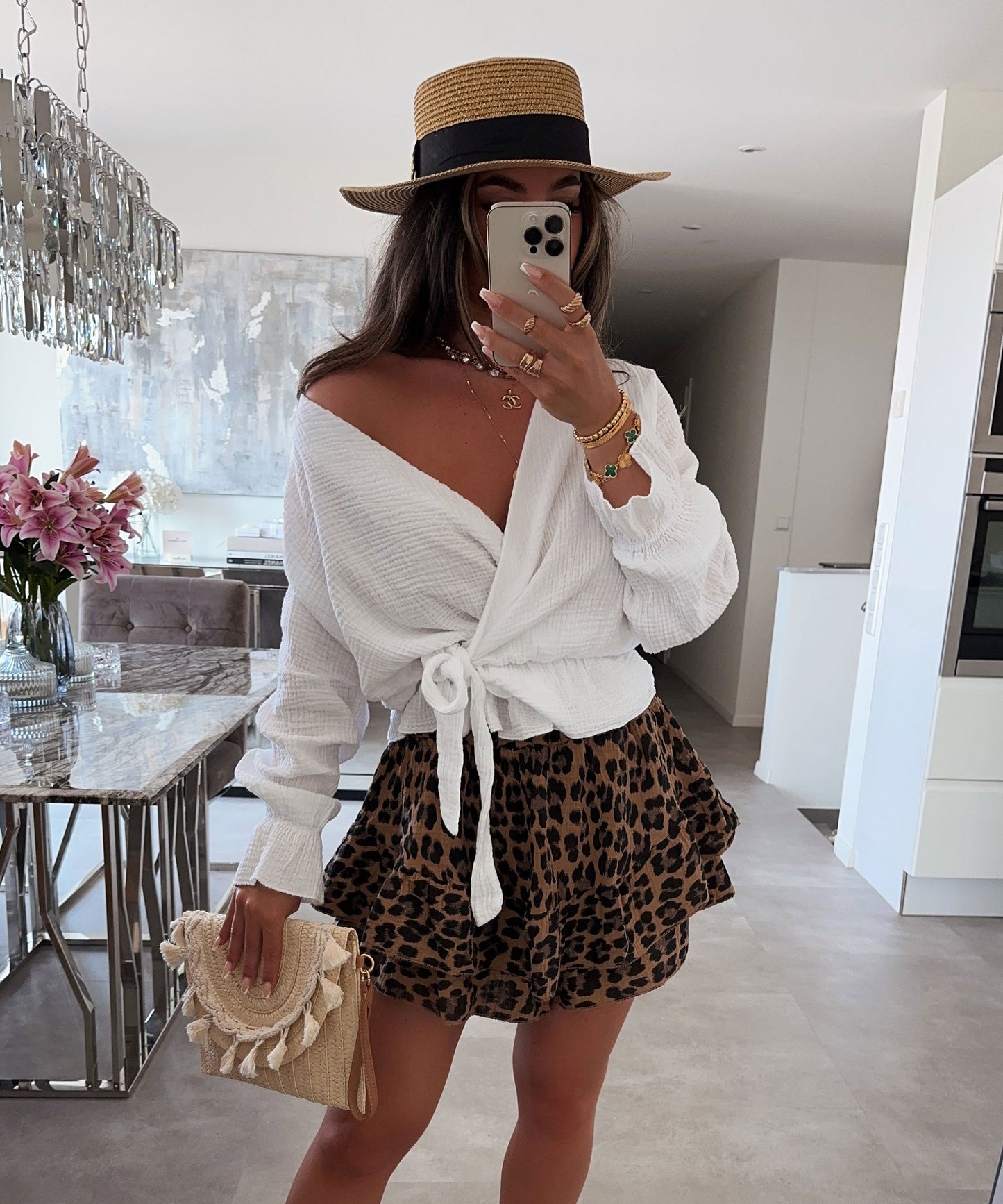 Hyuhan | Bluse Weiß