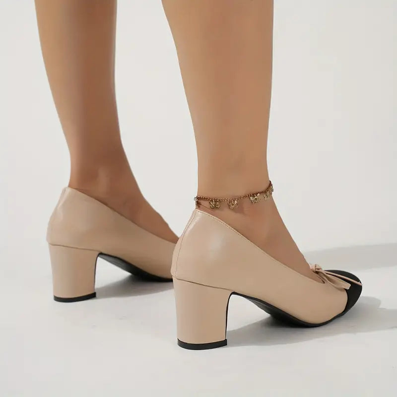 Laurel  | Schleifenknoten Detail klobige Absätze