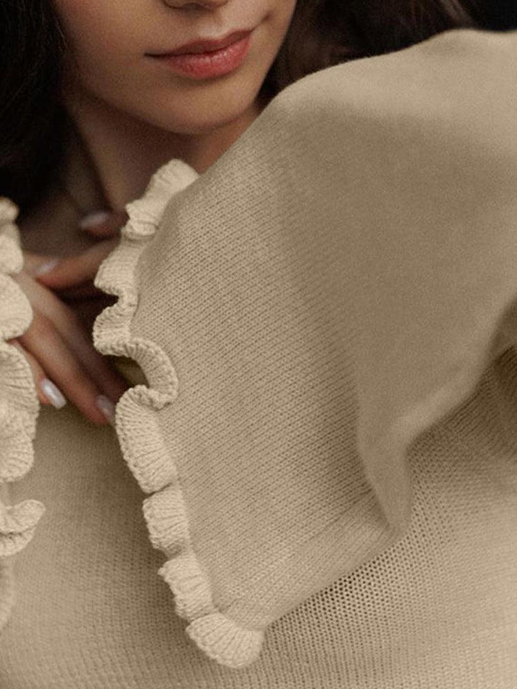 Davida | Rückenfreies Maxi-Strickkleid