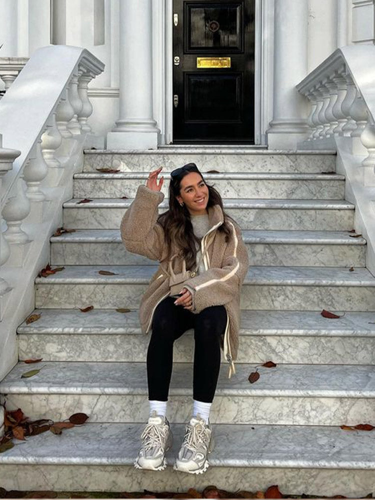 Fria | Warme und modische Sherpa-Jacke