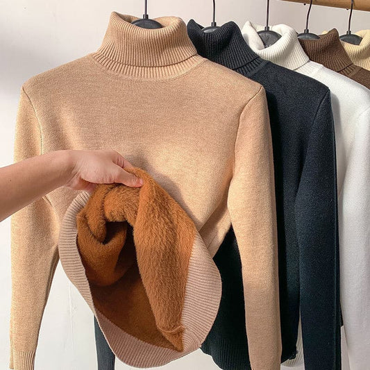 Teodora | Elegante Turtleneck Herbst-Winter-Pullover für Damen