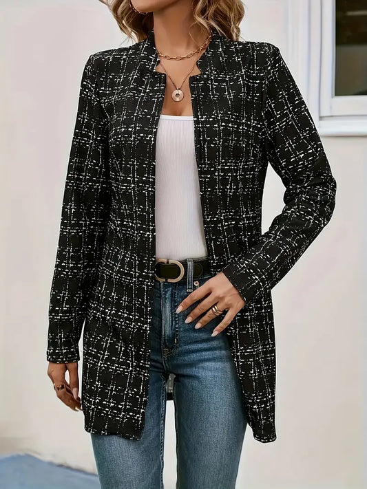 Cookie | Eleganter Colorblock-Blazer für Damen – Offener Front-Blazer