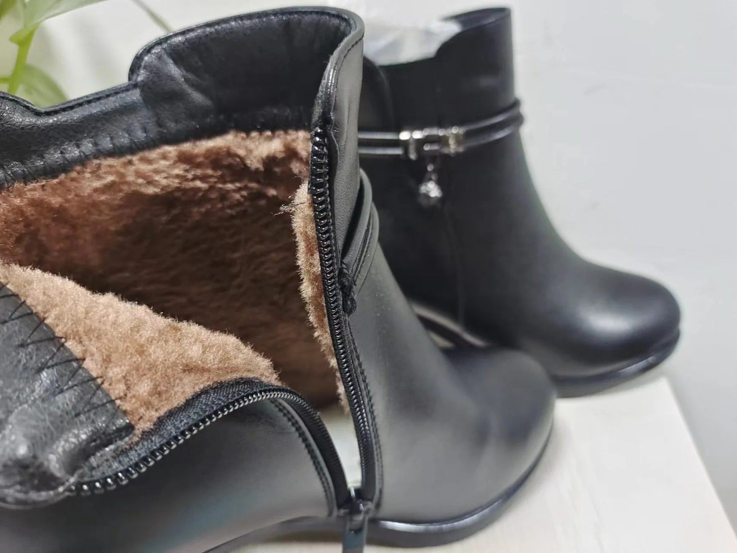 Fredirika | Elegante Stiefel mit Fleece-Futter und Reißverschluss für Damen
