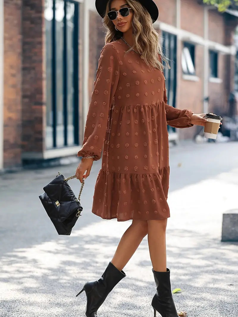 Schina  |  Kleid mit Laternenärmeln
