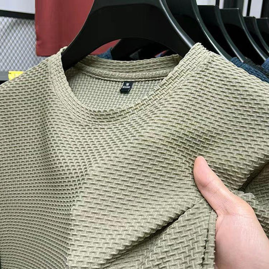 Toni | Atmungsaktives Mesh Runder T-shirt für den Sommer