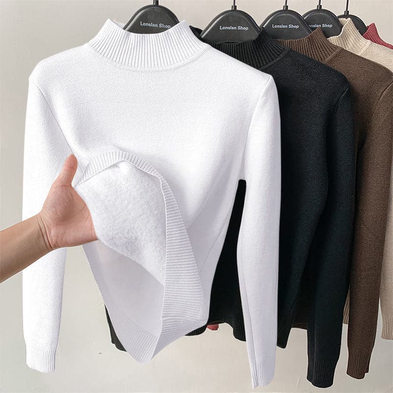 Teodora | Elegante Turtleneck Herbst-Winter-Pullover für Damen
