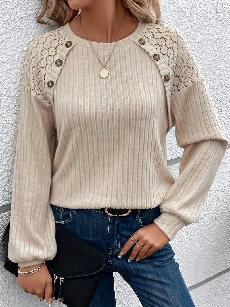 Nicco | Pullover mit langen Ärmeln und Rundhalsausschnitt