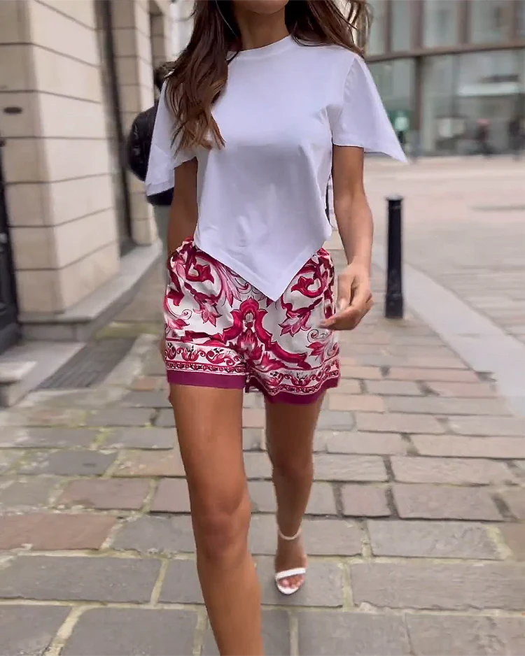 Gail | Comfy Kurzärmeliges stylisches Set