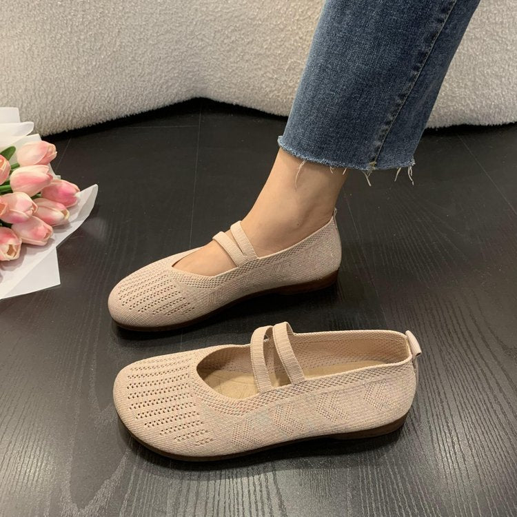 Indira | Weiche Sohle Leichte flache Schlüpfen Gehen Schuhe